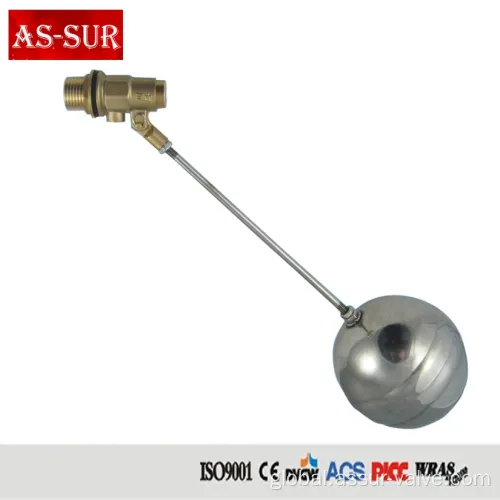 Brass Float Ball Valves SS304 Ball Floating Ball Valves for Water Tank Supplier